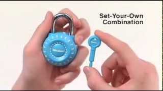 Master Lock 1590D Combination Padlocks  Informational [upl. by Einnep569]