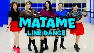 MATAME  LINE DANCE  TIKTOK VIRAL  CHOREO DENKA NDOLU [upl. by Rafat880]