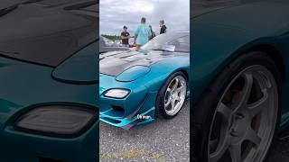 THIS RX7 WAS COOKING 🧑‍🍳 fresh rx7 fd cooking foryoupage fyp carlife carshow show car [upl. by Atteuqahc]