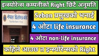 Life insurance Rights  Non Life insurance Rights  IPO share market in Nepal  Nepali stock market [upl. by Ellatsirhc]