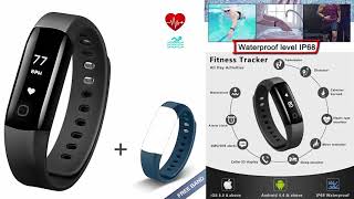 Vigorun 4 Fitness Armband  Bester Fitness Tracker mit Herzfrequenz Überwachung [upl. by Patrizia]