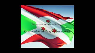 Burundian National Anthem  Burundi Bwaca 🇧🇮 [upl. by Ojyllek933]