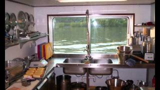 Crew cabins and galleys of river cruise ships [upl. by Adeline]