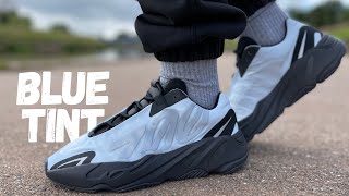 New Favourite Yeezy 700 MNVN Blue Tint Review amp On Foot [upl. by Haleehs]