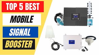 Top 5 Best Mobile Phone Signal Booster Review in 2023  Best Mobile Cellular Amplifier [upl. by Brockie813]