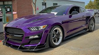 Custom Purple Mustang GT Walkaround [upl. by Edmanda]