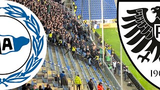 ELFMETERSCHIEßEN amp KRAWALL IM DERBY UMS FINALE  Stimmungsvlog bei Bielefeld⚫⚪🔵 vs ⚫⚪🟢Münster [upl. by Leber]