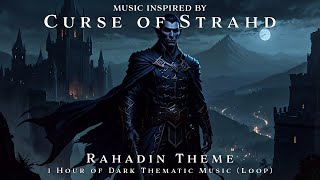 Rahadin Theme  Unofficial Curse of Strahd Soundtrack  1h TTRPG Dark Theme  Loop [upl. by Anson]