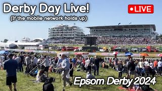 Epsom Derby Day 2024 Live Walkabout [upl. by Adiela251]