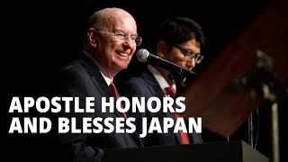 Apostle Honors and Blesses Japan [upl. by Aicilev]