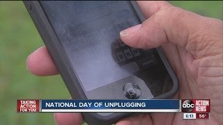 A nonprofit promotes national day of unplugging [upl. by Grunenwald945]