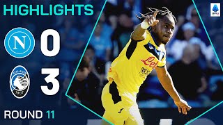 NAPOLIATALANTA 03  HIGHLIGHTS  Lookman and Retegui dismantle league leaders  Serie A 202425 [upl. by Lozar]