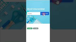 Unscramble Words Shorts [upl. by Schechinger767]