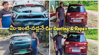 Amazing Car Dent Removal and Coating at home easily without scratches no machines needed hyderabad [upl. by Anselme]