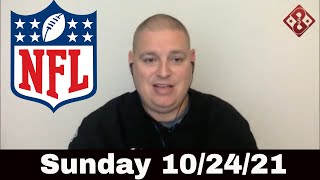 Sunday Free NFL Week 7 Betting Picks amp Predictions  102421 l Picks amp Parlays [upl. by Linzer477]