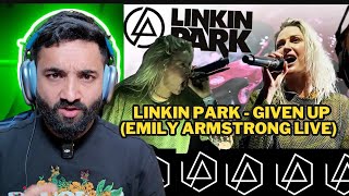 LINKIN PARK  quotGIVEN UPquot First Time with EMILY ARMSTRONG REACTION LIVE 4K [upl. by Acilegna569]