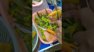 Asmr vegetable cutting sound asmrcutting cuttingskills relaxingsounds shorts [upl. by Mcfarland]