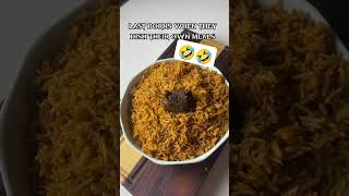 Nigeria Jollof Rice And Beaf Delicious chef foodie cooking delicious meal [upl. by Standish]