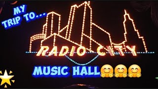 My Trip To Radio City Music Hall  Vlogmas🤗🎄✨️ [upl. by Feer]