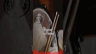 Metal DBL Kick Practice I 100 BPM I Drum Loop drums drumloop drummer [upl. by Ahseined86]