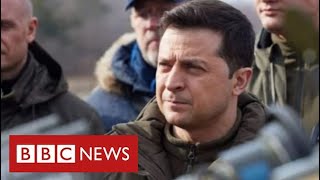 “We are not afraid of Russia” says Ukraine’s President on Day of Unity  BBC News [upl. by Haridan650]