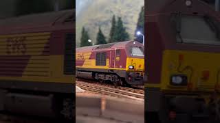 Ews 67 leaves Tulloch bridge with a sleeper train [upl. by Brenner]