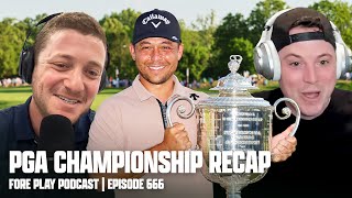 CRAZY PGA CHAMPIONSHIP RECAP  FORE PLAY EPISODE 666 [upl. by Cherri]