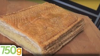 Recette de la Bande Dartois ou Feuilleté à la frangipane  750g [upl. by Ardnekat958]