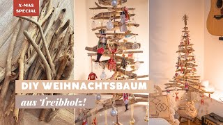 DIY Weihnachtsbaum aus Treibholz  heylilahey [upl. by Jackelyn601]