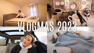 VLOG guest room prep mental struggles recently unboxing packages etc  Vlogmas Day 7 [upl. by Nylkcaj]