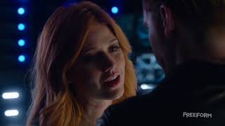 Shadowhunters  S1 Ep7  Jace and Clary first kiss scene [upl. by Analak]