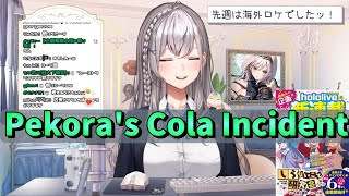 Noel recounting Pekoras Cola Incident during the Europe tour [upl. by Ahsocin]