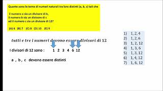 Giochi di Archimede Olimpiadi della Matematica esempio 7 [upl. by Victoria28]