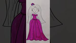 Barbie doll drawing shorts youtubeshorts barbiedoll [upl. by Camey796]