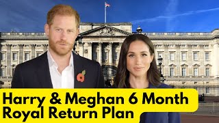 Harry amp Meghan 6 Month Royal Return Plan [upl. by Itnuahsa535]