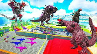 Rescue Throat Shin Godzilla From GODZILLA amp KONG  Dinosaurs Shin Godzilla Deathrun [upl. by Echo]