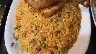 Recette du bulgur blé avec petits pois 🤤🤤👌👌 [upl. by Ylrebmit]