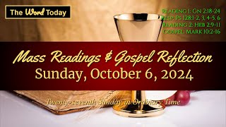 Todays Catholic Mass Readings amp Gospel Reflection  Sunday October 6 2024 [upl. by Samanthia]