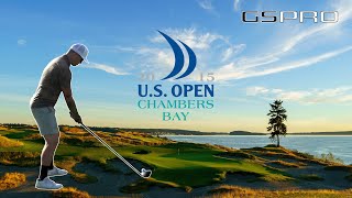 PLAYING CHAMBERS BAY  2015 US OPEN SET UP  GSPRO [upl. by Converse]