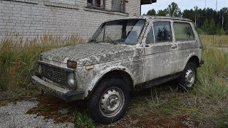 Starting Lada Niva After 10 Years  Test Drive [upl. by Leaj]