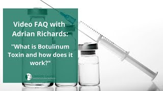 What is Botulinum Toxin and how does it work [upl. by Narton]