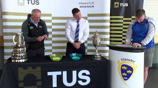 TUS Corn Ui Mhuiri amp Dr Harty Cup Draws 2022  2023 [upl. by Nomolas200]