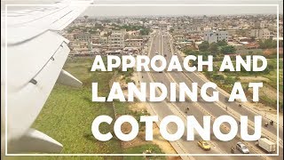 Approach and landing at Cotonou Benin COODBBB [upl. by Neladgam]