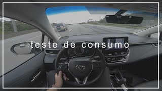 TESTANDO o CONSUMO do COROLLA XEI 20 CVT na ESTRADA [upl. by Clair]