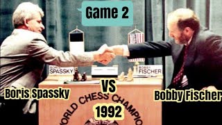 Boris Spassky vs Bobby Fischer  1992 rd 2 [upl. by Yna]