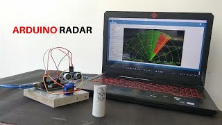 How to make Radar using Ultrasonic Sensor DIY  Arduino Project [upl. by Ahsiak]