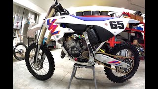 First Start  2024 Yamaha YZ125 with FMF Factory Fatty VHM Cylinder Head JD Jetting  Awesome [upl. by Yokoyama]