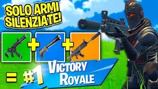 Fortnite ITA  SOLO ARMI SILENZIATE CHALLENGE [upl. by Vivienne163]