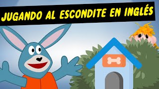 Jugando al ESCONDITE en INGLÉS  Adverbios de lugar en Inglés [upl. by Asirehc]