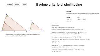 1° criterio di similitudine [upl. by Dorotea]